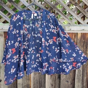 Xhilaration Butterfly Print Kimono
